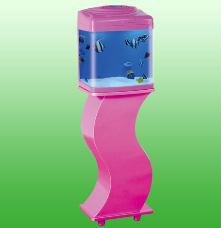 MJ R3 318 - Plastic 310x250x400 mm Pink Aquarium, 18 L, 18 W Lamp, Energy Efficient Design