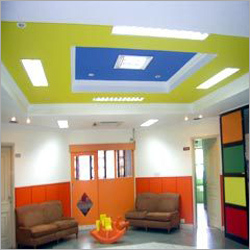 False Ceiling - Gypsum Material Variable Thickness | Easy Installation Soundproof Fire & Moisture Resistant Lightweight Paintable Finish