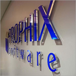 Acrylic Steel Letter Board With LED Lighting
