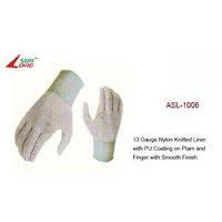 Hand Gloves - Nylon, 13 Gauge, White PU Coating | Durable, Comfortable, Protective, Flexible, Breathable, Grippy