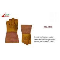 Hand Gloves - Leather, Size 10-12", Tan, 14" Length, 1.2mm Thickness | Durable, Heat Resistant, Water Resistant, Comfortable Fit, Long Cuff