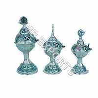 Green Meena Incense Stand