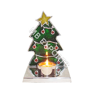 Painting Christmas Candle Holder