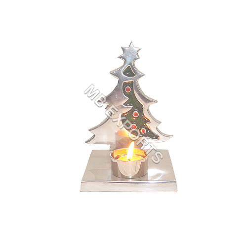 Christmas tree candle holder