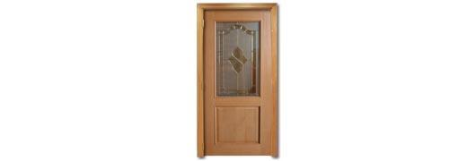 Wooden Glass Door