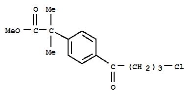 Benzeneacetic Acid,4-(4-Chloro-1-Oxobutyl)-A,A-Dimethyl-, Methyl Ester Density: 1.122 Milligram Per Cubic Meter (Mg/M3)