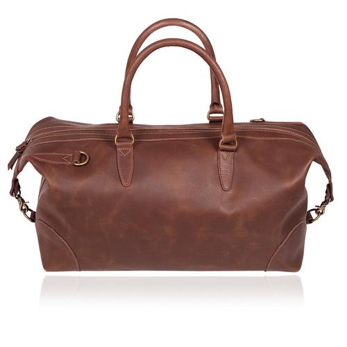 Classic Leather Duffle Bag
