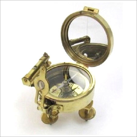 Handmade Nautical Brass Marine Brunton Compass