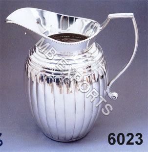 metal jug with design