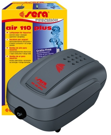 Sera air 110 plus - Plastic, 110x80x45mm, 110l/h, 4W, <35dB | Quiet Operation, Energy Efficient, Long-Lasting, Powerful Airflow, Easy Maintenance