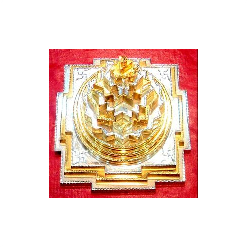 Gold Plated Meru Shree Yantra