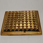 Antique Brass Pyramid
