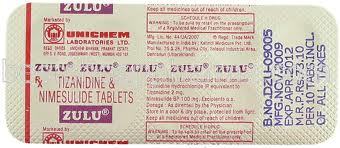 Zulu | Zulu (Tizanidine HCL/Nimesulide)