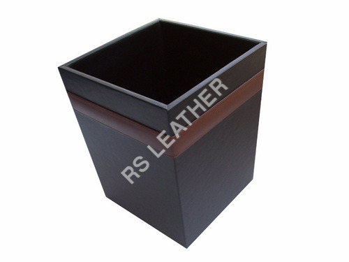 Leather & Leatherette Waste Bin