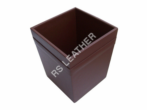Leather & Leatherette Waste Bin