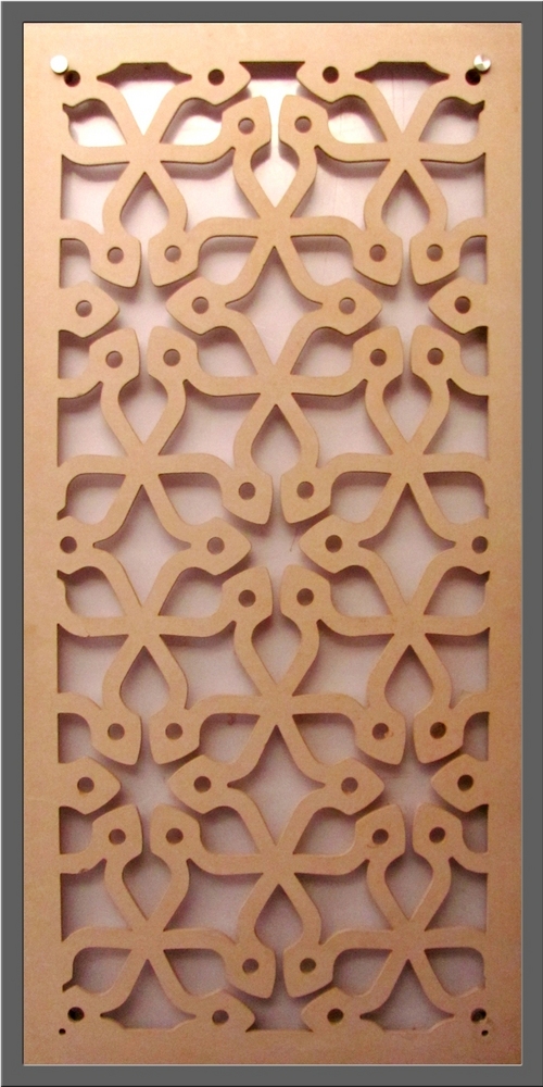 Abstract Water Jet Cut Marble