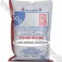 Glass Mosaic Adhesive - Industrial Grade Powder, White And Gray Color | High Adhesion, Fast Drying, Maintains Glossy Texture
