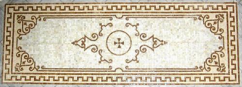 Rectangular Shaped Marble Medallions