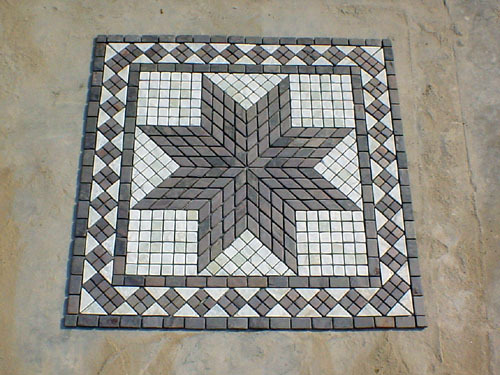 Natural Marble Mosaic Medallion