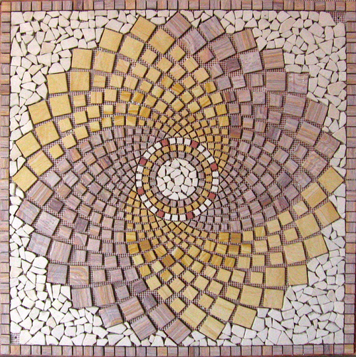 Marble Inlaid Floor Medallions