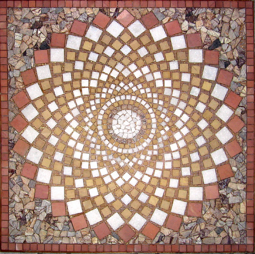 Marble Water Jet Medallion