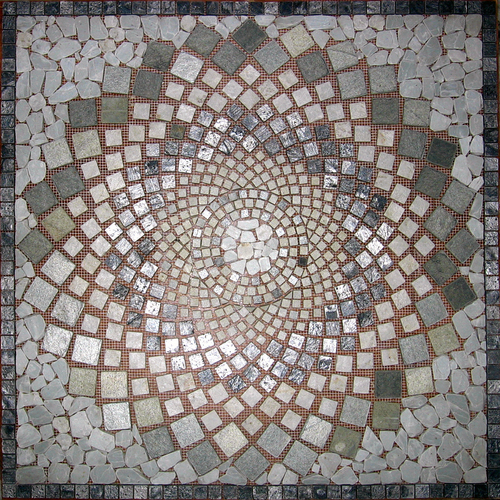 Marble Medallion Floor Inlay