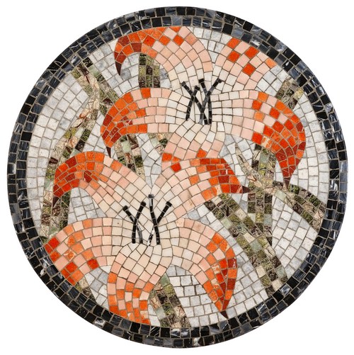 Floral Pattern Mosaic Table Tops