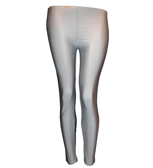Silver Lycra Leggings