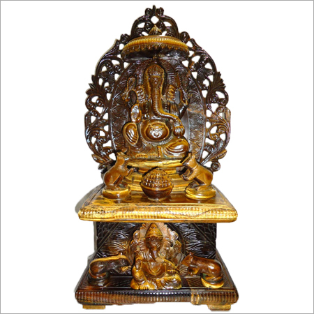Semi Precious Ganesha Statues