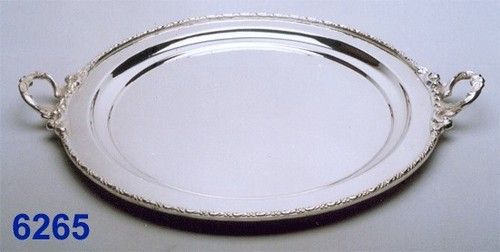 Metal Bowl Tray With Handwork