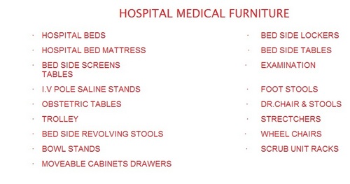 HOSPITAL MEDICAL FURNITURE