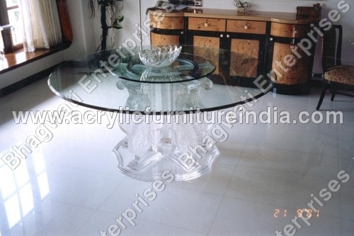 Acrylic Round Table