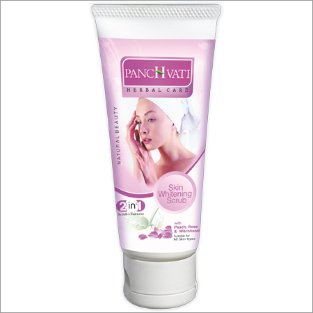 Skin Whitening Scrub Tube