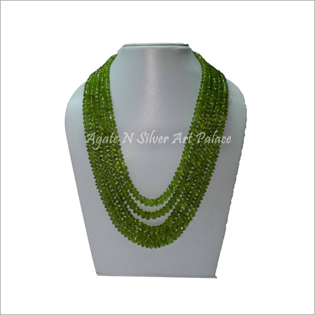 Sterling Silver Gemstone Beaded Necklace