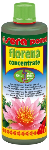 Sera Pond Florena Concentrate - Plastic Bottle 500ml, Green | Iron Rich, Mineral Boost, Trace Elements, Leaf Absorption, Nitrate Free, Phosphate Free