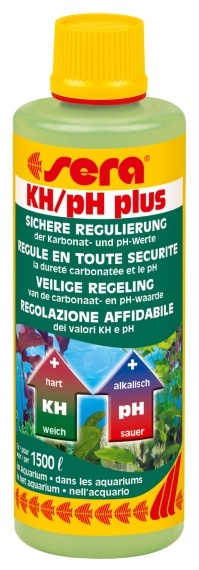 Sera KH/pH-Plus - 250 ml Green Plastic Bottle, pH Control and KH Regulation for Aquarium Water