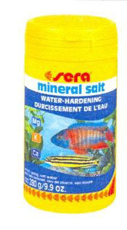 Sera Mineral Salt 280 Gm - Salt, 280g Jar | Mineral Enrichment, Water Hardening, Biologically Correct