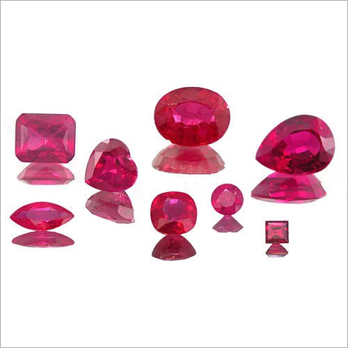 Ruby Cut Gemstone