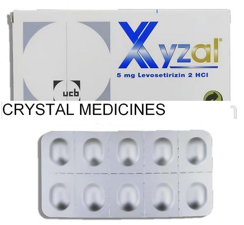 Xyzal Tablets - White, 5mg, 20 Count | Allergy Relief, Fast Acting, 24-Hour Relief