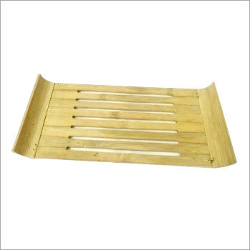 Bamboo Trays - Bamboo 12x6x1 inches Natural Finish | Handcrafted Durable Lightweight Elegant Design Eco-Friendly Versatile Easy to Clean