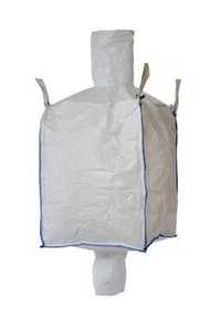 Container Bags - Uv Stabilized Pp Woven Fabric, 500-1000kg Load Capacity, Off-white | Tear Resistant, Waterproof, Durable, Easy Handling