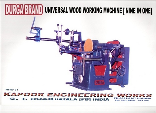 Universal wood working machine nine in one