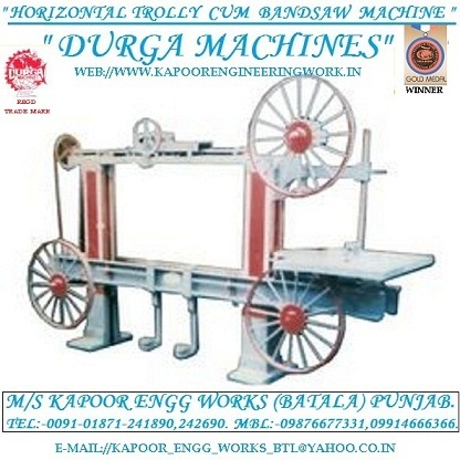 HORIZONTAL TROLLY CUM BANDSAW MACHINE