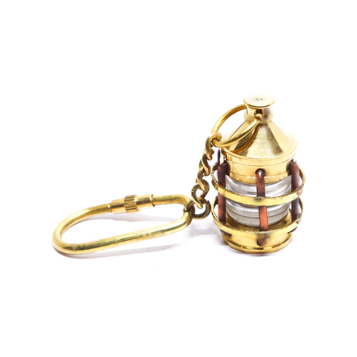 Nautical Brass Key Chain