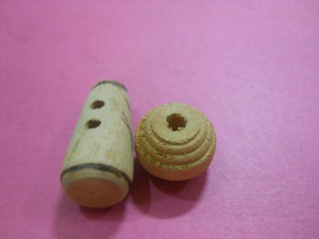 Wooden Toggles One Hole Button