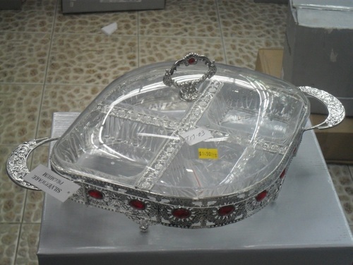 DRY FRUIT TRAY SET WITH 4 BOWLS