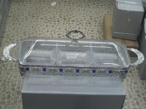 DRY FRUIT TRAY SET WITH 3 BOWLS