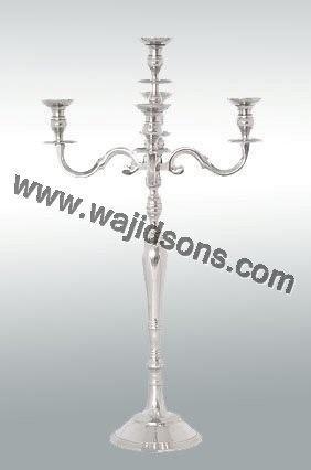 white wedding candelabra