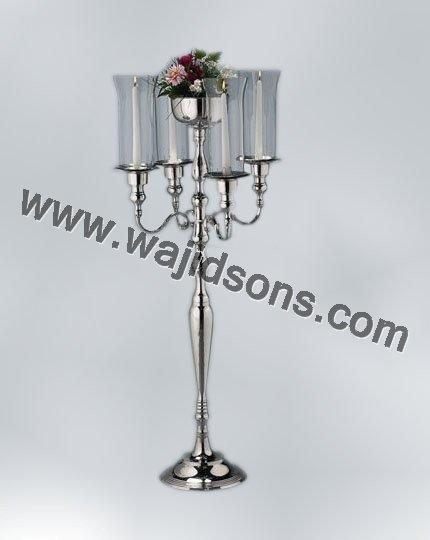 glass hurricane for candelabra                    