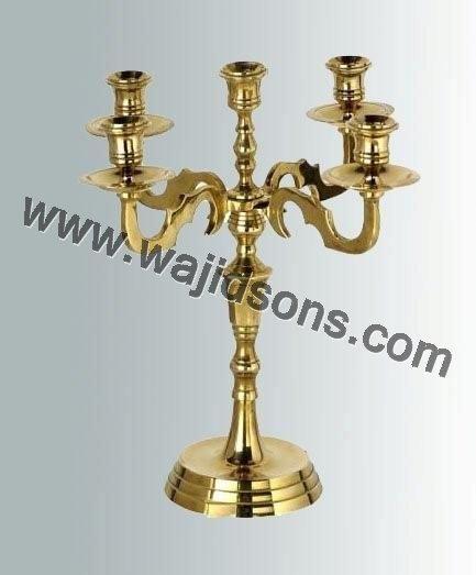 brass candelabra